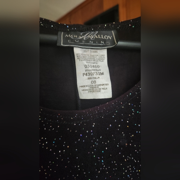 Vintage Black Sparkle Dress - Picture 7 of 7